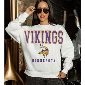Gameday Couture Vikings Women's White Sweatshirt